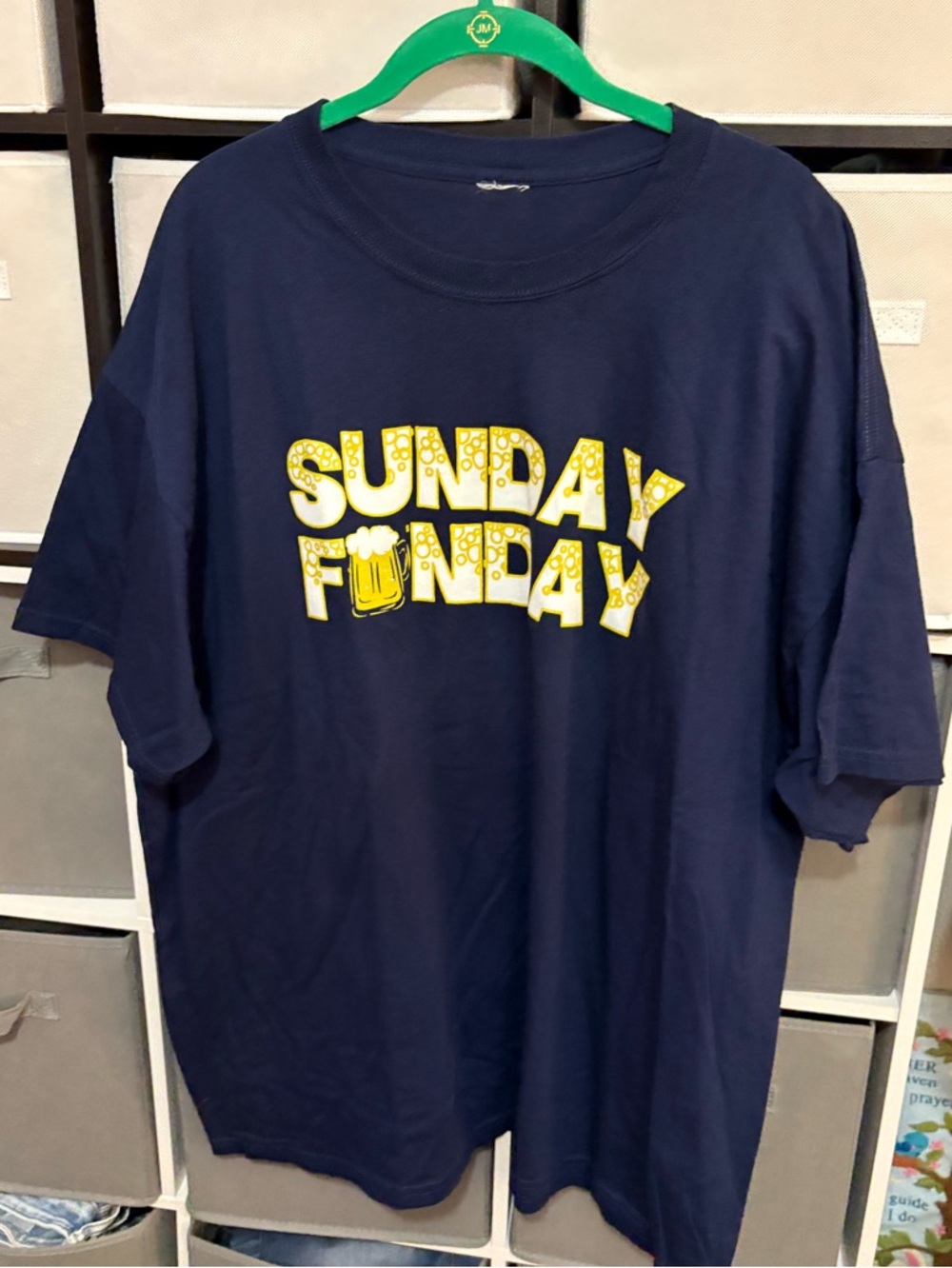 Mens TShirt (reads Sunday Funday)/Size XXL